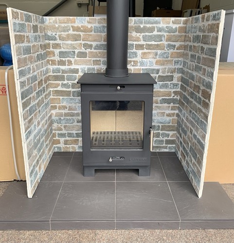 Fireplace chamber set - fireplace,