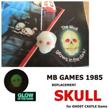 GHOST CASTLE MB Games 1985 - SKULL - Replacement GLOWS IN THE DARK for retro set