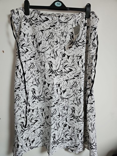 Vintage linen blend - c&a, skirt