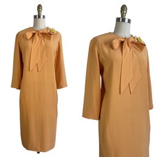 Vintage 1960s Apricot Orange