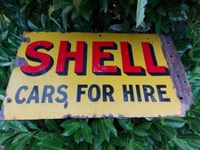 Shell Cars For Hire Enamel