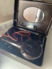 Vintage Ormond brown bakelite hairdryer in vanity case