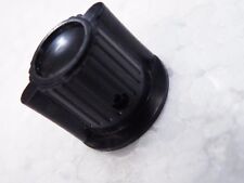 Winged Instrument Knob 19mm Grub Screw Fix onto 1/4" Shaft Black 5g ER07