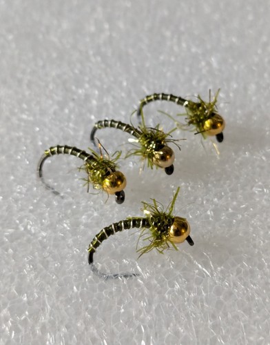 Olive buzzers beaded - 4,
