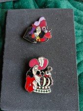 Disney Captain Hook Pins X 2