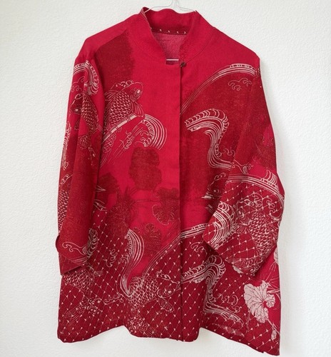 Red koi fish print - koi,