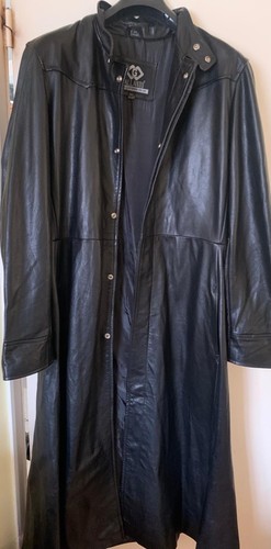 Neo matrix black long leather - neo,