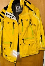 Iguana performance Aqua Trail ski jacket yellow (36) Great Condition