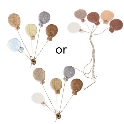 Baby wool felt balloon - felt, balloon/cloud