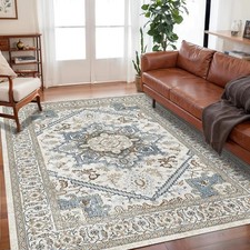 Bohemian Area Rug Large Living