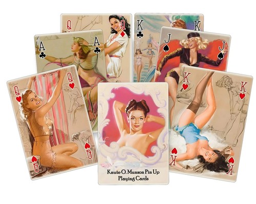 Pin deck 54 playing - pin,