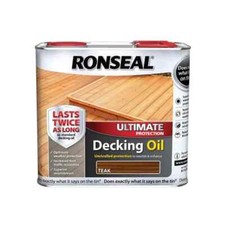 Ronseal 2.5l Ultimate Protection Decking Oil Teak Pine Oak Cedar