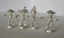 MUSHROOM MEN (4) RAL PARTHA METAL Fantasy RPG D&D Pathfinder 01-046 R