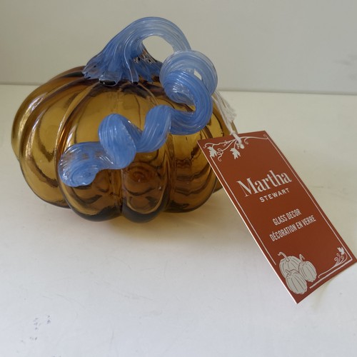 Martha stewart glass pumpkin - glass,