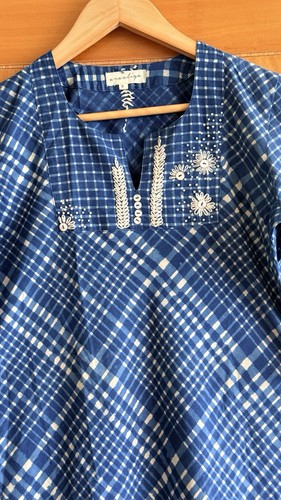 Organic cotton indigo shirt - organic,
