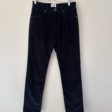 Wrangler Arizona Corduroy Jeans Trousers W32 L34 Dark Blue navy Straight Leg