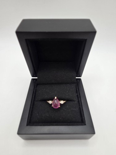 14ct gold pear shaped - pear, pink