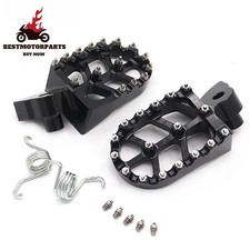 CNC Footpeg Black For YAMAHA YZ 250F 426F 450F WR 250F 426F 450F Dirt Pit Bike