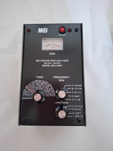 Mfj 209c vhf swr - mfj-209c, hf/vhf/swr
