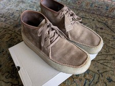 Clarks Originals Caravan Hi Cola Brown Suede Ankle Boots Men UK Size 9