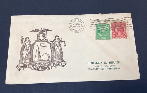 1939 first day cachet - cachet, envelope