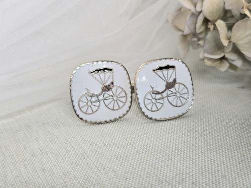 Vintage cufflinks phaeton - vintage,
