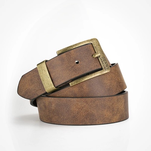 Mens genuine leather belt - mens, pure