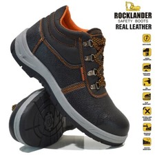 MENS LEATHER SAFETY STEEL TOE