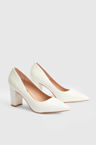 Wallis white court shoes - white,