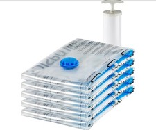 Vacuum Storage Bags Set of 7 with Hand Pump