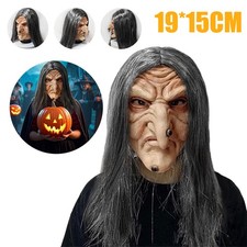 Halloween Old Witch Mask Scary