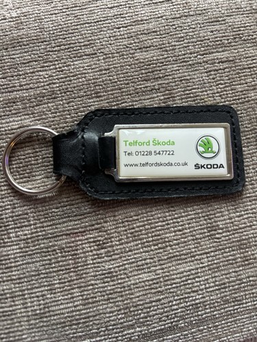 Skoda telfords key ring - key,