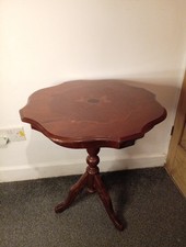 Vintage Coffee Table Inlaid