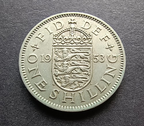 1953 english shilling - 1953,
