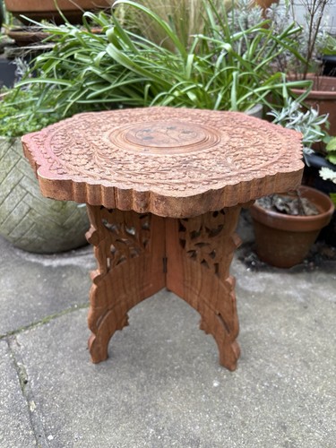 Vintage hand carved wooden - hand,