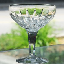 CLARIDGE SAUCER CHAMPAGNE SMALL 4.75" tall STUART CRYSTAL NEW NEVER USED