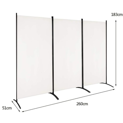 Panel freestanding wood room - 3-panel,