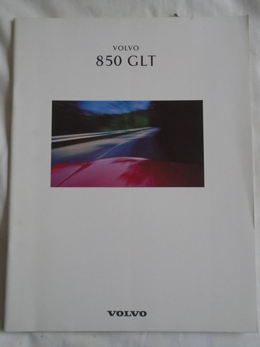 Volvo 850glt brochure 1992 - 1992, uk