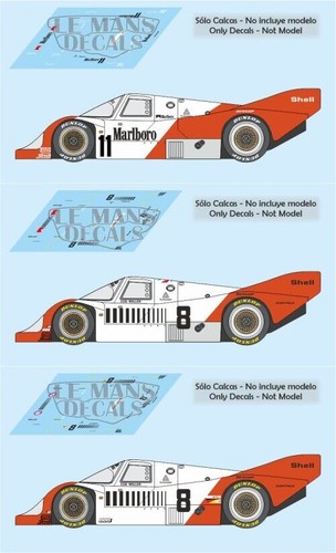 Decals porsche 956 nurburgring - 956,