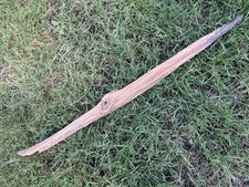 56cm WEATHERED CHARACTER DRIFTWOOD Sea Wood Bird Eye Display Florist Sculpture