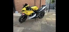 Yellow Yamaha R125 Yzf