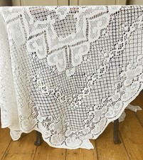 Vintage Large White Cotton