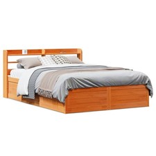 Bed Frame with Headboard Wax