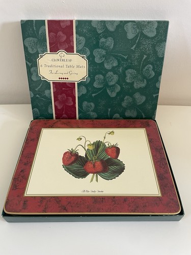 Set cloverleaf place mats - set,