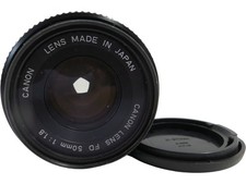 Canon FD 50mm Prime Lens f/1.8 Photography Camera Lens