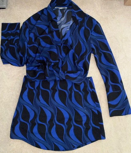 Zara blue printed shirt - blue,