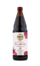 Biona Organic Pure Cranberry Juice - 750ml (Pack of 4)