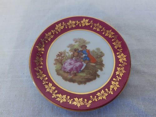 Vintage limoges ceramic plate - vintage,