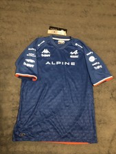 Alpine F1 Team Fernando Alonso 2022 Driver T-Shirt Men’s Large Blue