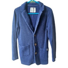 ZARA Boys Knitted Jacket Smart Blazer With Pockets Size 6 Years 116cm